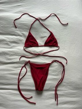 Pacsun Red Bikini Set